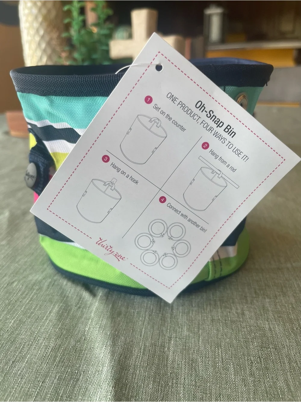 Thirty-One Snap -On Bin - NWT